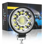 4-inch 33LED Car SUV Off-Road Round Spotlight Floodlight Working Lamp Vehicle Driving Headlight