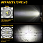 4-inch Car SUV Off-Road Floodlight Spotlight Round Vehicle Driving Headlight