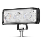 A086-3C 3 LED Motorcycle Spotlight Waterproof Aluminum Shell 12-60V Motorbike Headlight