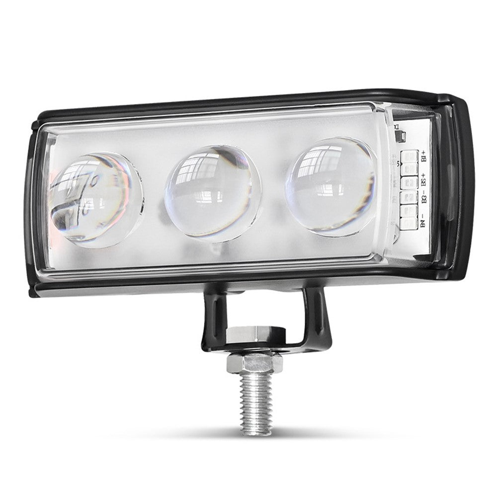 A086-3C 3 LED Motorcycle Spotlight Waterproof Aluminum Shell 12-60V Motorbike Headlight