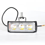 A086-3C 3 LED Motorcycle Spotlight Waterproof Aluminum Shell 12-60V Motorbike Headlight