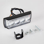A086-4C 4 LED Motorcycle Spotlight Waterproof Aluminum Shell 12-60V Motorbike Headlight