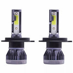 2Pcs H4 LED Headlight 360 Degree Illumination 120W 6000K High Low Beam Car Fog Lamp