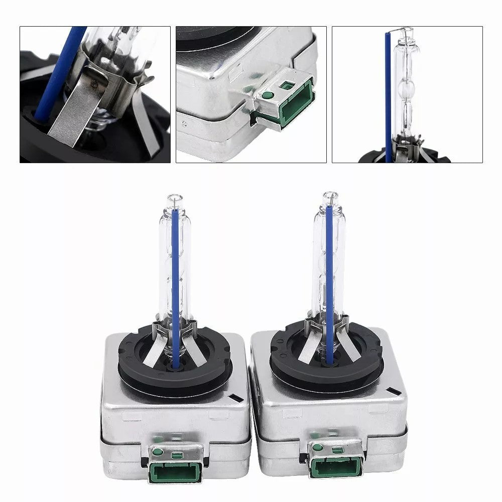 2Pcs D3S Car Headlight 8000K High Brightness IP68 Waterproof Xenon Bulb HID Lamp