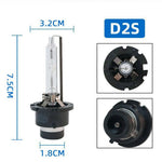 2Pcs D2S Car Headlight 6000K High Brightness IP68 Waterproof Xenon Bulb HID Lamp
