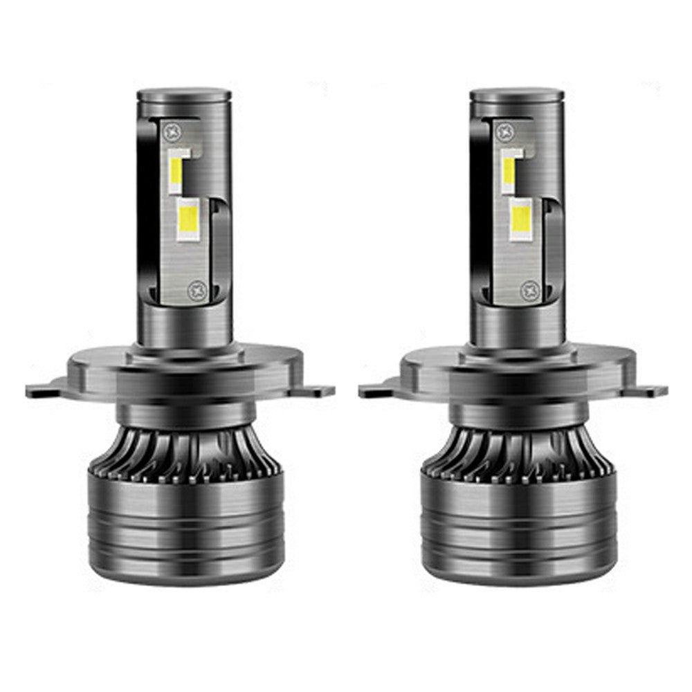 FV7 2Pcs H4 LED Headlights 120W 6000K High Low Beam Waterproof Car Front Driving Lamp