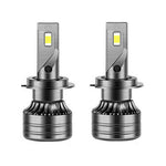 FV7 2Pcs LED Headlights 120W 6000K High Low Beam Waterproof Car Front Driving Lamp