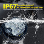 7 Inch Round Spotlight Car Front Bumper Lamp IP67 Waterproof Aluminum Shell LED Floodlight