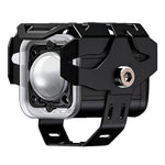 Motorcycle LED Spotlight 15W Auxiliary Headlight Red Blue Yellow White Fog Lamp