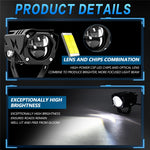 M8 Motorcycle LED Light 40W 5500LM IP68 Waterproof Dual Beam Spotlight for Off-Road