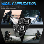 M8 Motorcycle LED Light 40W 5500LM IP68 Waterproof Dual Beam Spotlight for Off-Road