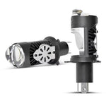 H4 LED Projector Headlight 12-60V 20W IP68 Waterproof High Low Beam Motorcycle Fog Lamp