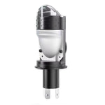 H4 LED Projector Headlight 12-60V 20W IP68 Waterproof High Low Beam Motorcycle Fog Lamp
