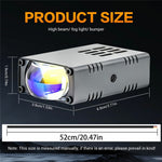 S10 16W LED Auxiliary Light Three Lighting Modes White Yellow Mixed Beam Fog Light for Vehicles SUV Truck Motorcycle