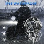 M1 PRO LED Spotlight 10 Lighting Modes IP68 Waterproof Motorcycle Car Headlight for Truck ATV