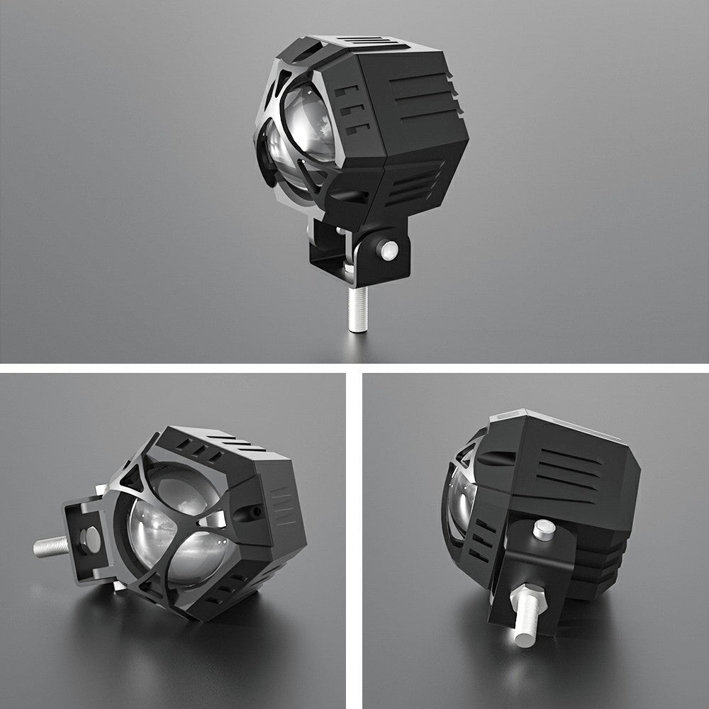 M1 PRO LED Spotlight 10 Lighting Modes IP68 Waterproof Motorcycle Car Headlight for Truck ATV