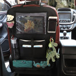 Multifunctional Car Seat Back Hanging Storage Bag Organizer Pouch with Tablet Pocket