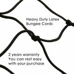 Latex Heavy Duty Cargo Net for Pickups Car Mesh Holes Cord Net for Truck Bed Roof Rack 120cmx90cm 88 Grids Cargo Organizer Net with Hooks