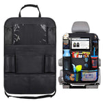 Multifunction Car Back Seat Organizer Bag Automotive Seat Back Organizer with Touch Screen Tablet Holder