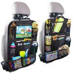 Multifunction Car Back Seat Organizer Bag Automotive Seat Back Organizer with Touch Screen Tablet Holder