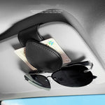 Portable Sunglasses Holder Bill Holder Clip Card Storage Accessories for Car Visor