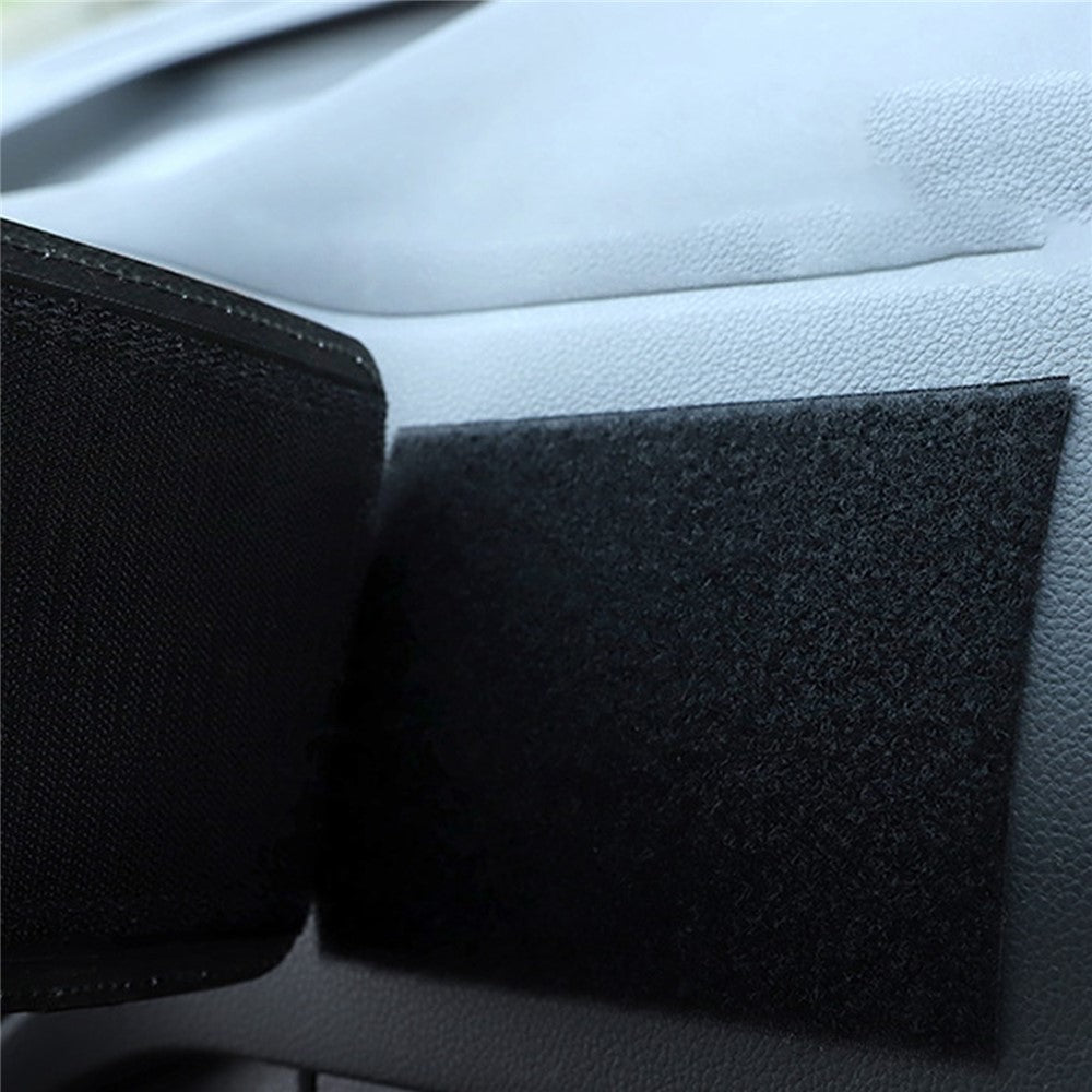 Car Dashboard Adhesive Storage Bag PU Leather Seat Seam Phone Sundries Holder Organizer