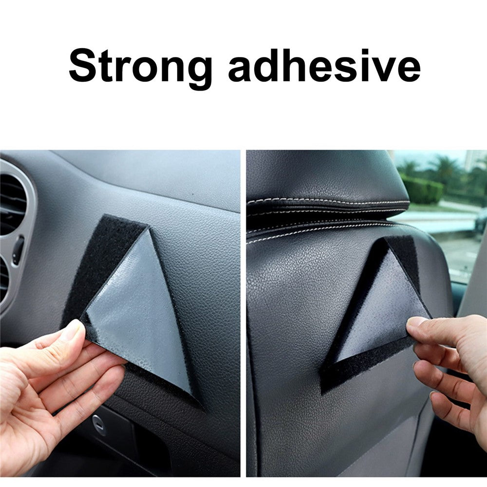Car Dashboard Adhesive Storage Bag PU Leather Seat Seam Phone Sundries Holder Organizer