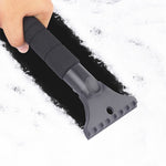 132 2-in-1 Window Windshield Cleaning Tool Car Window Snow Scraper with 38-52cm Extendable Handle and Microfiber Cloth Window Cleaning Brush