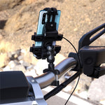 CS-1098A1 360 Degree Rotation Phone Holder Motorcycle Rearview Mirror / Handlebar Mount Bracket with USB Charging Port