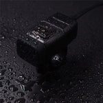 WUPP ZH-854A Motorcycle Handlebar Dual USB QC3.0 Phone Charger Voltmeter Fast Charge Adapter with Switch