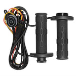 WUPP CS-1991C1 O3 Motorcycle Heated Grips Handlebar Hot Grip 5+1 Level with CNC Switch