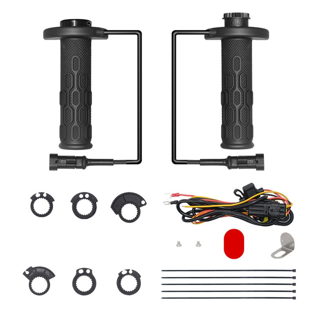 WUPP CS-1991C1 O3 Motorcycle Heated Grips Handlebar Hot Grip 5+1 Level with CNC Switch