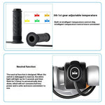 WUPP CS-1956E2 Oval Metal Switch Heated Grips M4 Arrow ATV Heating Handle Grips