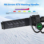 WUPP CS-1956E2 Oval Metal Switch Heated Grips M4 Arrow ATV Heating Handle Grips