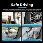 2Pcs Suction Cup 360 Degree Blind Spot Car Reversing Aid Rearview Mirror Small Round Mirror