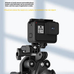 WUPP CS-2056A1 Motorcycle Phone Holder with USB-A+Type-C+Wireless 3-in-1 Charging, Mirror Mount