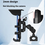 WUPP CS-2056B2 Motorcycle Handlebar Phone Holder Anti-Shock Phone Mount Stand
