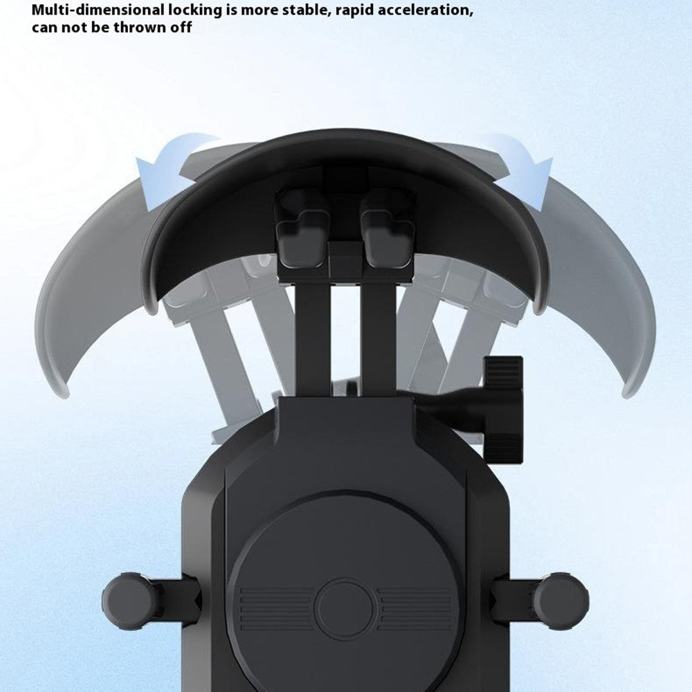 WUPP CS-2056B2 Motorcycle Handlebar Phone Holder Anti-Shock Phone Mount Stand