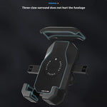 WUPP CS-051A2 Motorcycle Phone Holder Mirror Mount Anti-Shock Phone Bracket