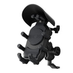 WUPP CS-2056B1 Motorcycle Phone Holder Rearview Mirror Mount Anti-Shock Phone Bracket
