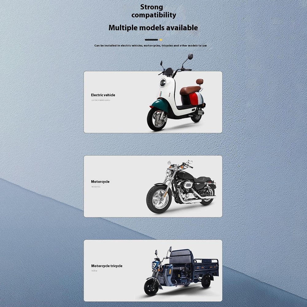 WUPP CS-2056B1 Motorcycle Phone Holder Rearview Mirror Mount Anti-Shock Phone Bracket