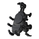 WUPP CS-2056B1 Motorcycle Phone Holder Rearview Mirror Mount Anti-Shock Phone Bracket