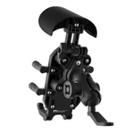 WUPP CS-2056B1 Motorcycle Phone Holder Rearview Mirror Mount Anti-Shock Phone Bracket