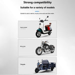 WUPP CS-2072B1 Motorcycle Rearview Mirror Phone Mount Anti-Theft Cellphone Holder