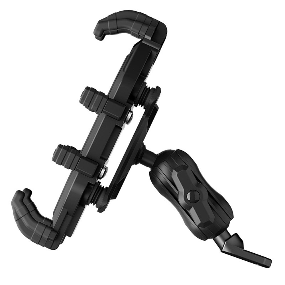 WUPP CS-2072B1 Motorcycle Rearview Mirror Phone Mount Anti-Theft Cellphone Holder