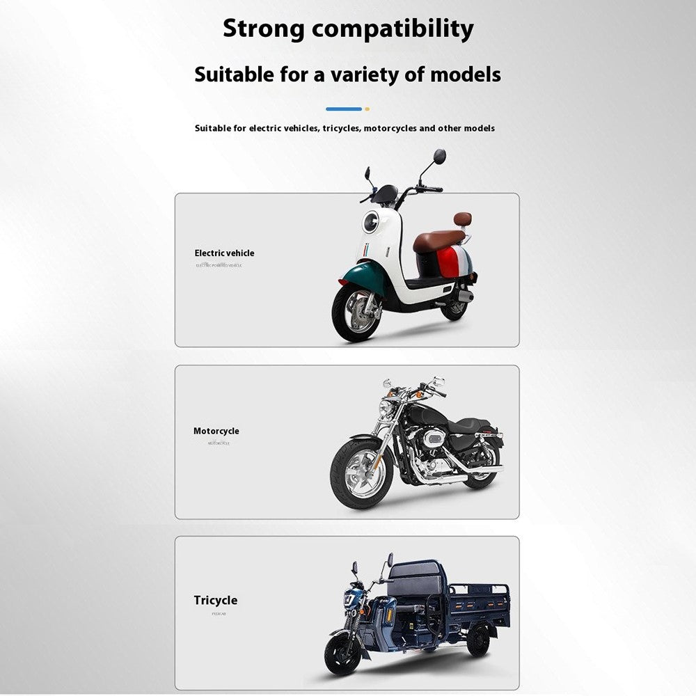 WUPP CS-2072D1 M8 Kulled Mobilhållare Stöldskyddande Motorcykel mobilfäste