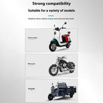 WUPP CS-2072C1 Motorcycle Phone Mount M10 Ball Head Rotation Anti-Theft Holder