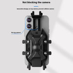 WUPP CS-2072C1 Motorcycle Phone Mount M10 Ball Head Rotation Anti-Theft Holder