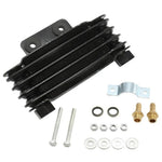 MOFOX Aluminum Alloy Universal 125-250CC Motorcycle 5 Row Engine Oil Cooler