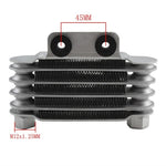 MOFOX Aluminum Alloy Universal 125-250CC Motorcycle 5 Row Engine Oil Cooler